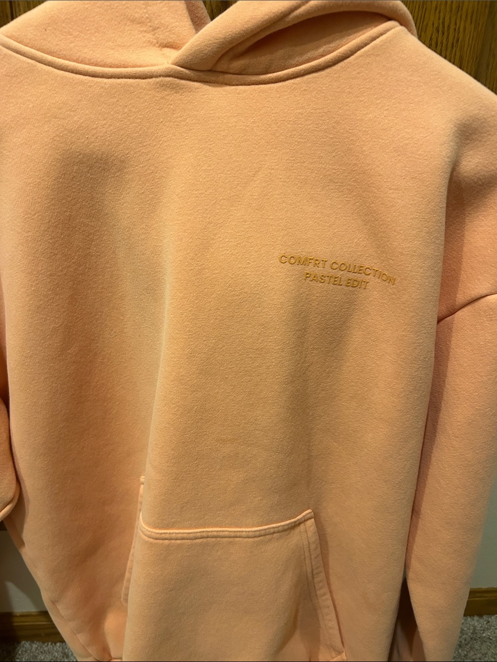 Comfrt Peach Hoodie Sweater